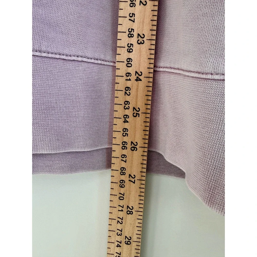 Club Monaco Essential Crewneck Sweatshirt Minimalist Mens M Purple Unisex Cotton
